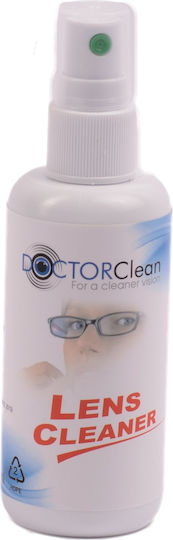 Brillenreinigungsset 100 Tücher 100ml Reinigungslösung Doctor Clean