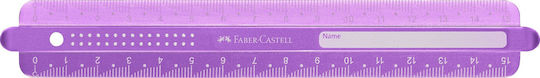 Faber-Castell Ruler Metallic 15cm (Μiscellaneous colours)
