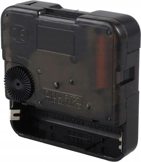 Wall Clock Mechanism Zola Silent Plastic 5.5x5.5x1.5 Cm Black