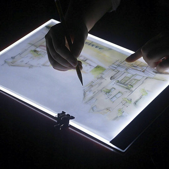 LED-Tablet Zola Light Design Kopiervorlagen Zeichnungen A4 Ultraschlank USB