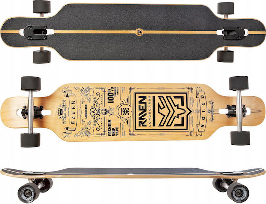 Raven Complete Longboard Μαύρο