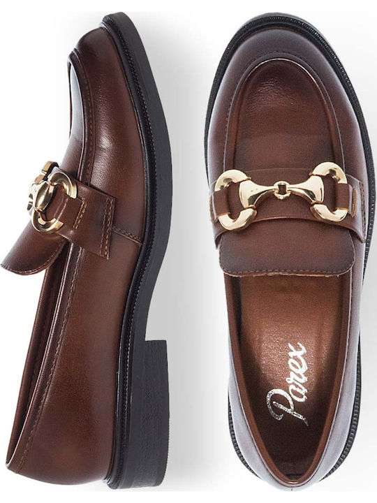 Women's Moccasins in Tabac Brown Color