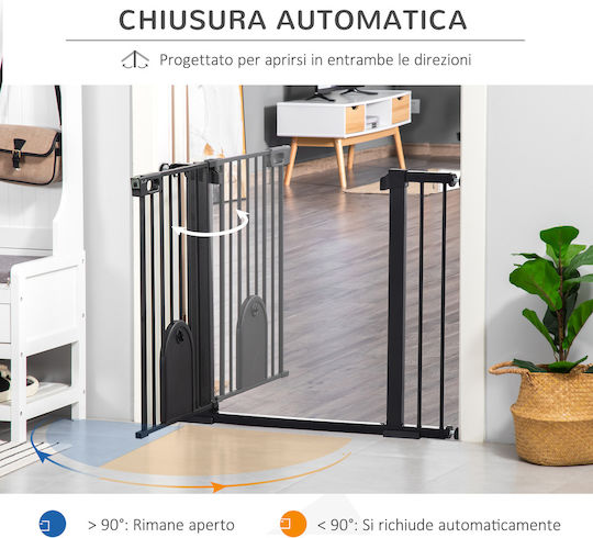 Pawhut Πορτάκι Σκύλου 14x14x14εκ. Μαύρο