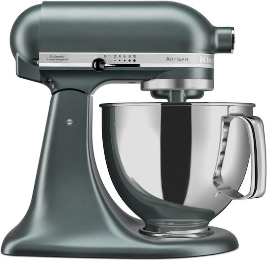 Kitchenaid 5KSM175PSEJP Κουζινομηχανή 300W με Ανοξείδωτο Κάδο 4.8lt