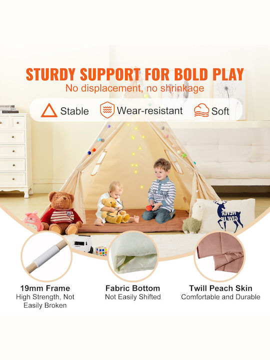 Vevor Vevor Kinder Spielzelt Indisch Orange