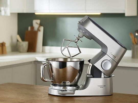 Kenwood Titanium Chef Baker Κουζινομηχανή 1200W με Γυάλινο Κάδο 5lt