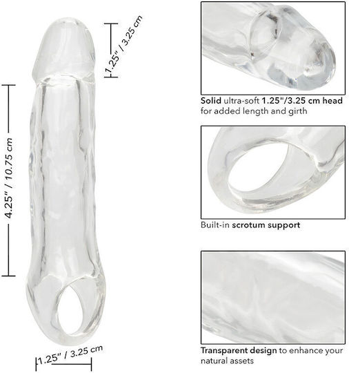 Calexotics Προέκταση Πέους Διάφανη 10.75cm