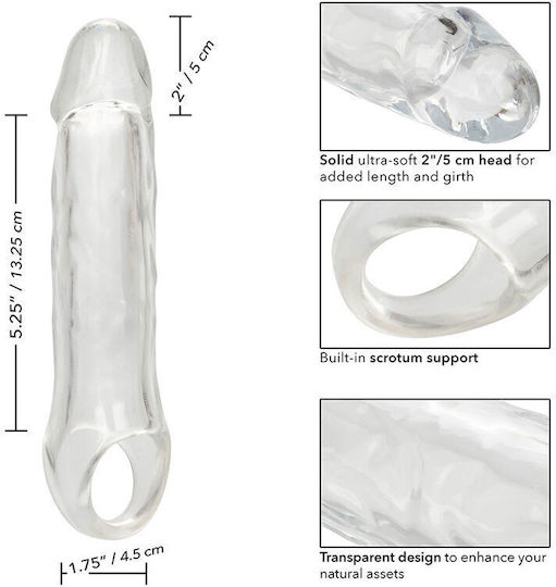 Calexotics Προέκταση Πέους Διάφανη 19.05cm