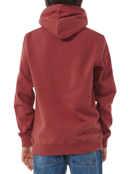 Rip Curl Kids Sweatshirt with Hood Red