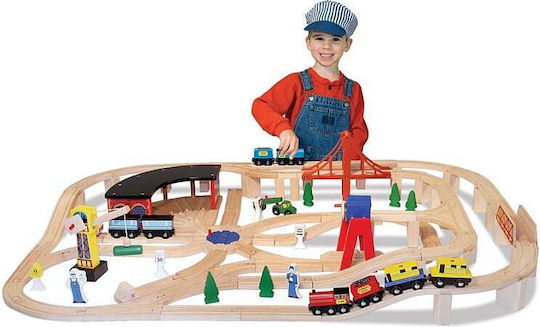 Melissa & Doug Сет с Влакче от Дърво за 3++ Години