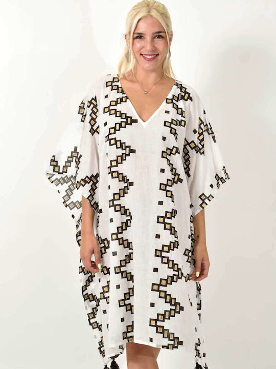 Potre Damen Kaftan Strand black