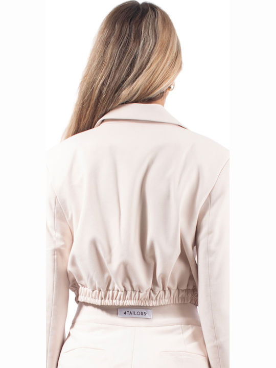 4tailors Къса Женски Сако Ecru