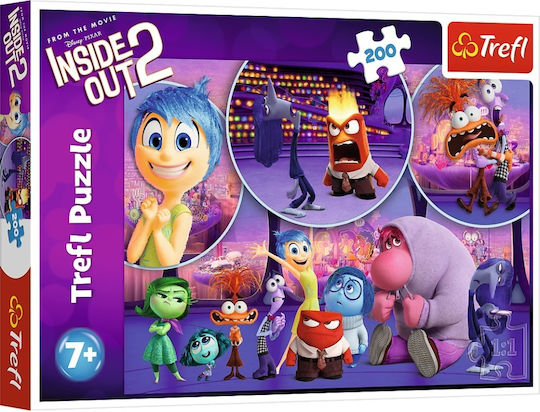 Puzzle Trefl 200 Disney Inside Out 2 Emoțiile Copiilor