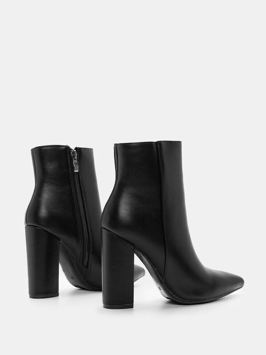 Luigi Women's Ankle Boots with High Heel Black