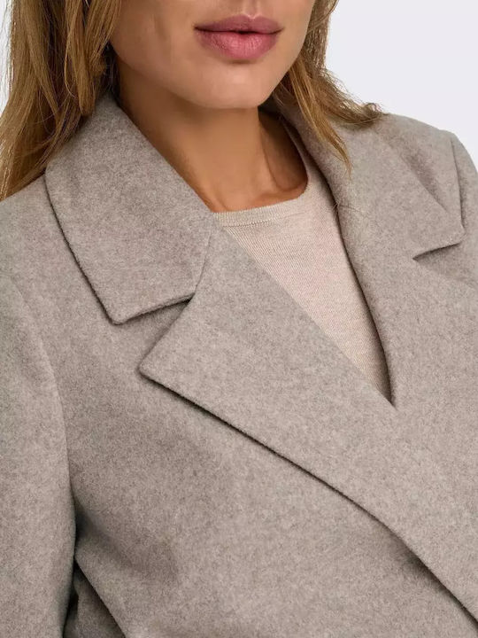 Дамско Simply Taupe Gray Палто