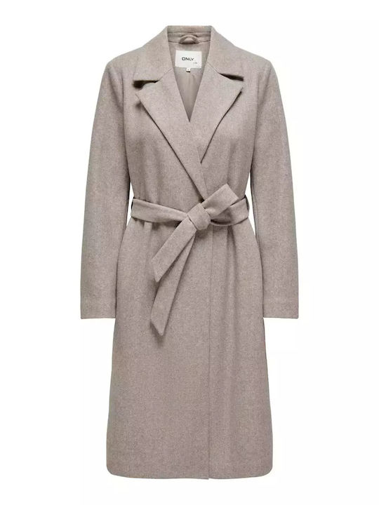 Дамско Simply Taupe Gray Палто
