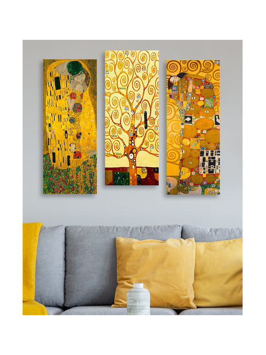 HomeMarkt Τρίπτυχος Πίνακας Ξύλινος 50x60cm