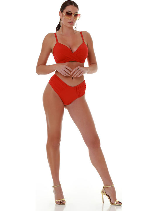 Bikini Dreieck D Becher Rot