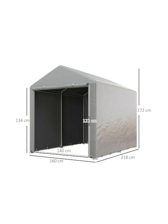 Metallische Gartenhaus Galvanisiert M1.6xP2xH1.72m