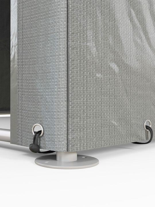 Metallische Gartenhaus Galvanisiert M1.6xP2xH1.72m