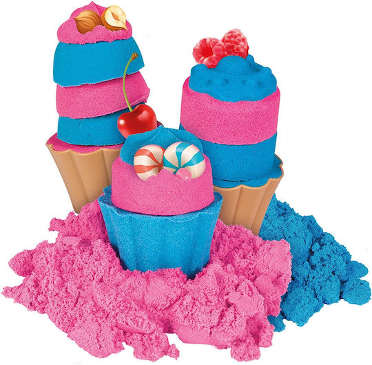 Genio Kids Set Nisip Kinetic 1kg Geniokids cu Forme de Modelat