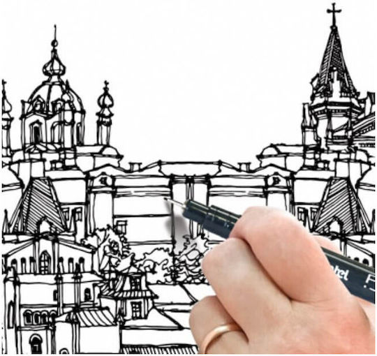 Pentel S20-P Маркер за Рисуване 0.05мм Черен