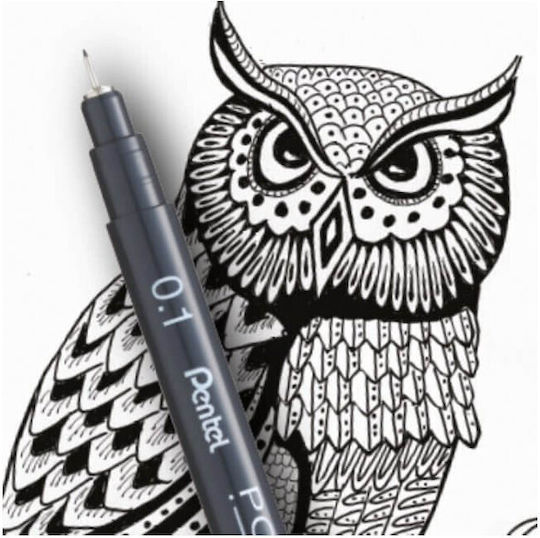 Pentel S20-P Design Marker 0.3mm Black