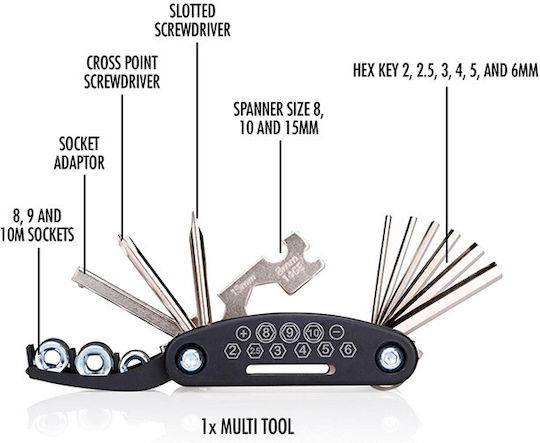Bicycle Gear Σετ Επισκευής Ελαστικών Ποδηλάτου