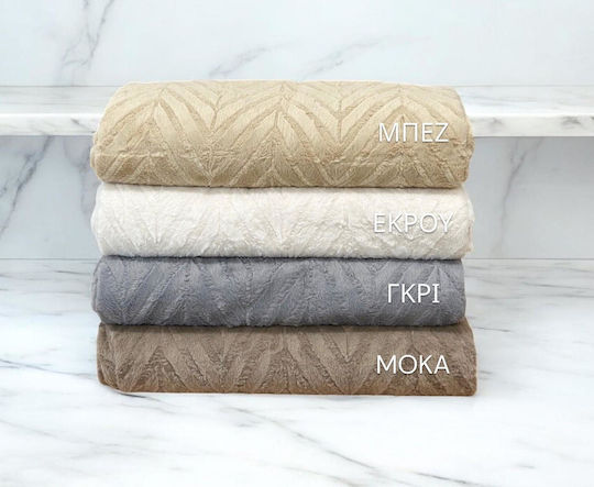 Linea Home Четириместен диван Throw Zic Zac 180x320см. Бежов