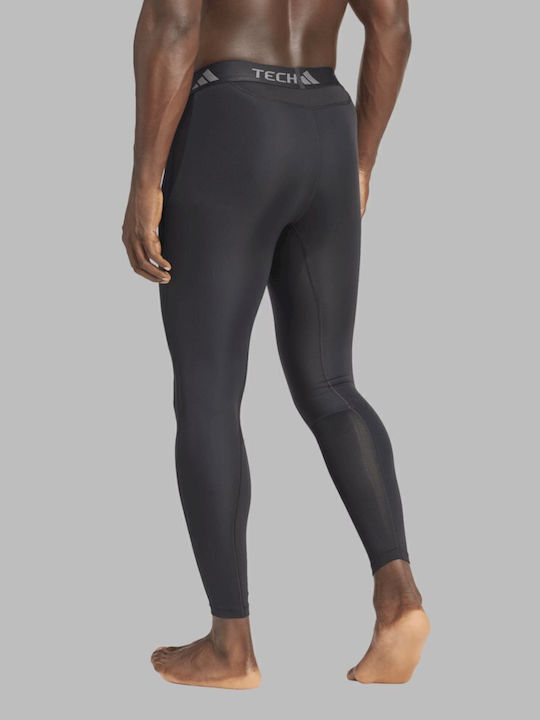 adidas Techfit Colan sport pentru bărbați Compresie Lung Negru