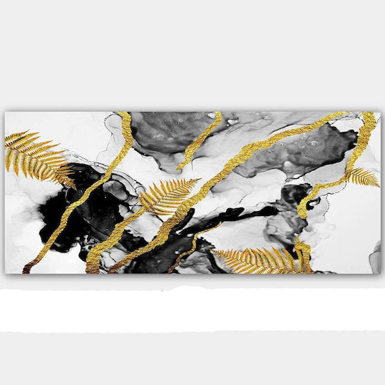 Megapap Abstract Golden Dream Painting on Canvas 120x50cm