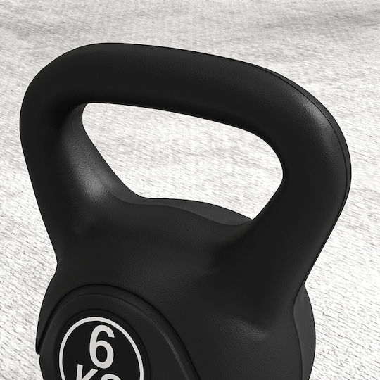 HomCom Kettlebell 6kg Μαύρο