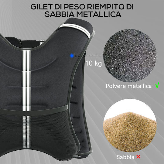 HomCom Γιλέκο με Βάρος 8kg