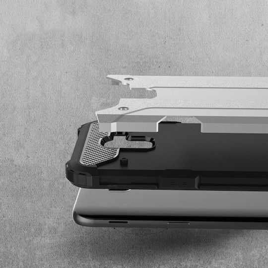 Hurtel Umschlag Rückseite Kunststoff Gold (Galaxy J6)