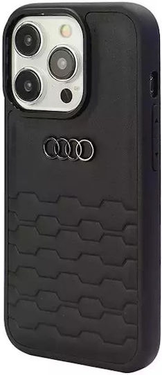 Audi Back Cover Plastic Negru (iPhone 15 Pro Max)