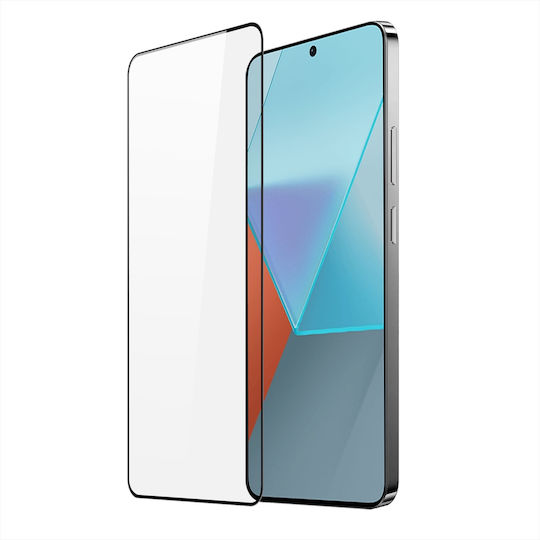 Dux Ducis Full Face Tempered Glass Μαύρο (Redmi Note 13 5G)