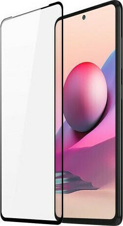 5D Full Glue Full Face Tempered Glass Μαύρο (Redmi Note 10 / 10s / Poco M5s)