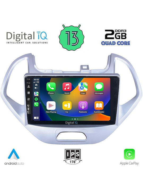 Digital IQ Car Audio System for Ford Ka 2017> (Bluetooth/USB/WiFi/GPS) with Touch Screen 9"