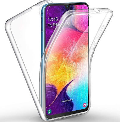 Full Cover Plastic / Silicone 360 Full Cover Transparent (Galaxy A70)