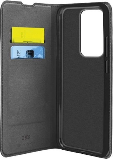 SBS Lite Wallet Piele artificială Negru (Xiaomi 12 Pro)