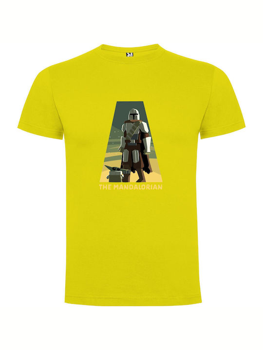 Masterpiece T-shirt Star Wars Yellow Cotton