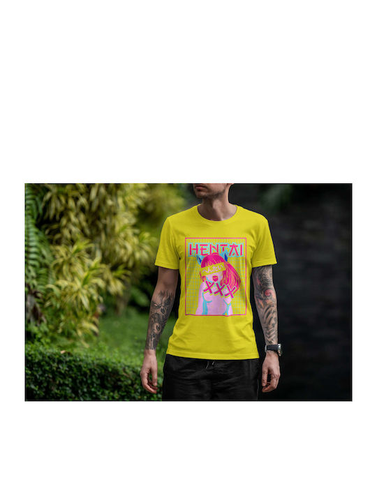 T-shirt Yellow Cotton