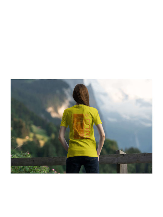 Poster T-shirt Naruto Gelb Baumwolle