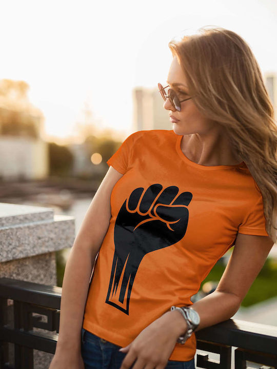 Silhouette Of Superman T-shirt Superman Orange Baumwolle