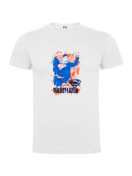 Unleashed Superman: Ultra Underrated T-shirt Superman White Cotton