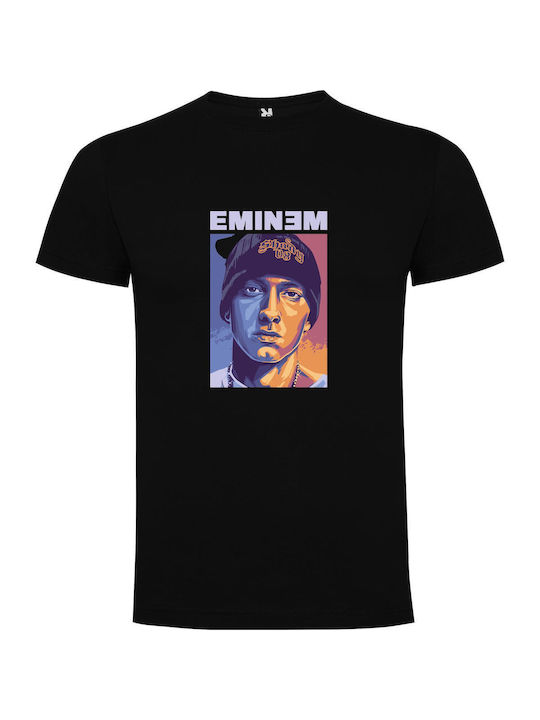 Eminem's Epic Candy Art T-shirt Μαύρο Βαμβακερό