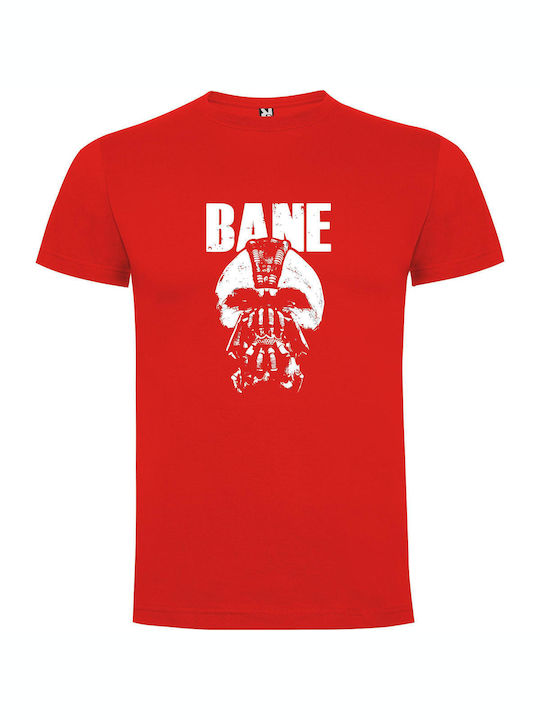 Kane's Dark Batman Inspiration T-shirt Batman Rot Baumwolle