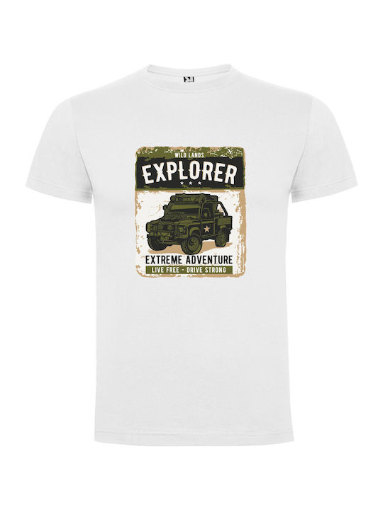 Limitless Explorer Journey T-shirt White Cotton