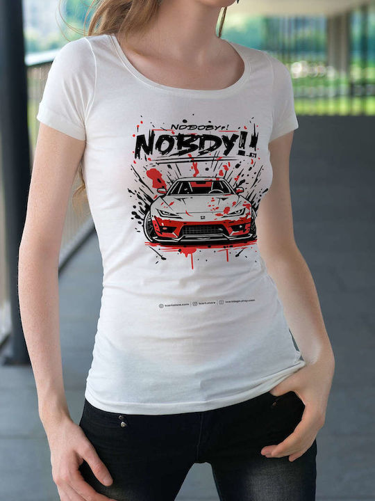 Nobody!! T-shirt White Cotton