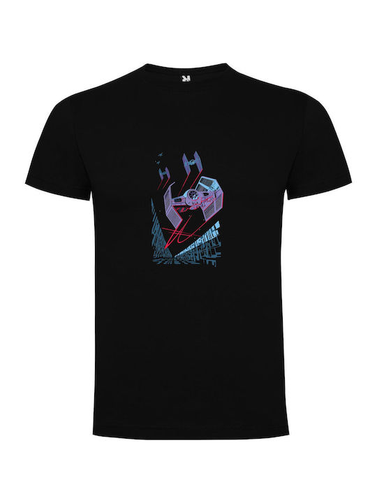 Deco Star Wars Trench T-shirt Star Wars Black Cotton